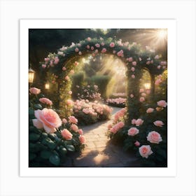 Rose Garden Art Print