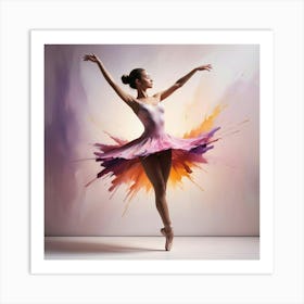 Ballet Dancer 4 Art Print