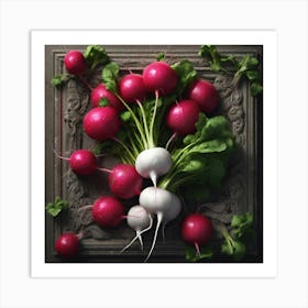 Radishes 43 Art Print