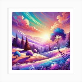 Landscape Painting 279 Art Print