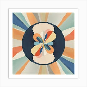 Whirling Geometry_#7 Art Print