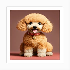 Poodle Dog Art Print