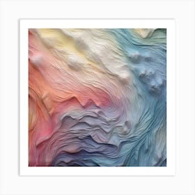 N Textured Min 59 Art Print