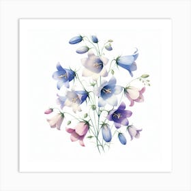 Flowers of Bells 3 Art Print