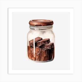 Chocolate In A Jar 10 Art Print