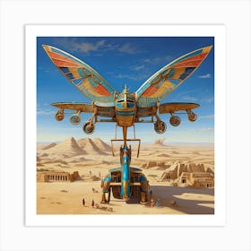 Ancient Flying Machine Art Print