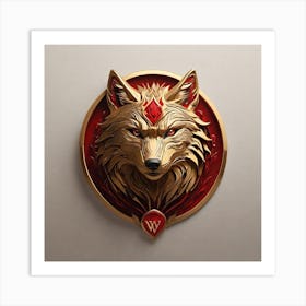 Wolf Head Art Print