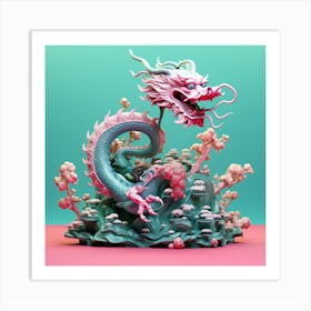 Asian Dragon Art Print