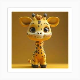 Cute Giraffe 14 Art Print