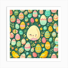 Happy Easter Art Print