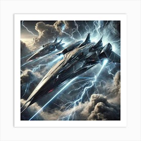 Tempest Cruisers Stratospheric Sovereigns Art Print