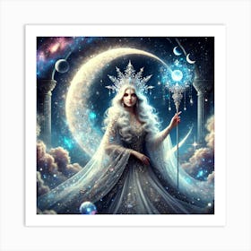 Moon Goddess Art Print