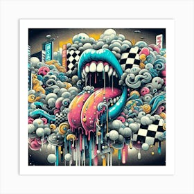 Psychedelic Art 45 Art Print