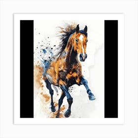 Horse Painting Art Print