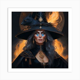 Witch 10 Art Print