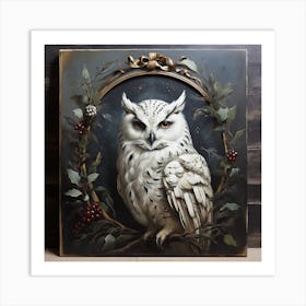 Owl Wall Art Print