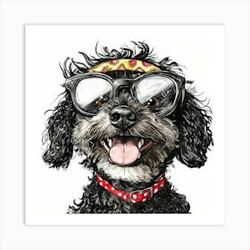 Pizza Dog Art Print