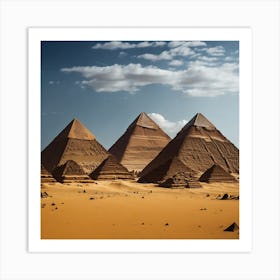 Pyramids Of Giza Art Print