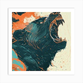 Bear'S Roar Art Print