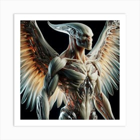 Angel With Wings Art Print