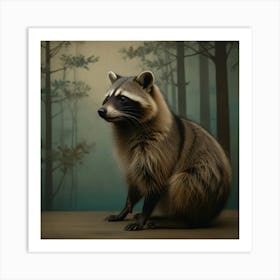 Raccoon Art Print