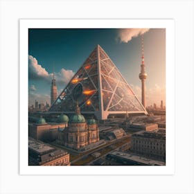 Futuristic Cityscape 9 Art Print