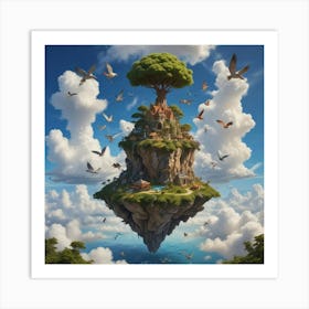 Island In The Sky 5 Art Print