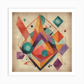 Geometric Shapes Art Print