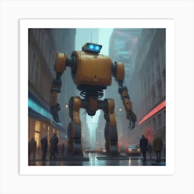 Robot City 17 Art Print