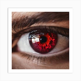 Red Eye 1 Art Print