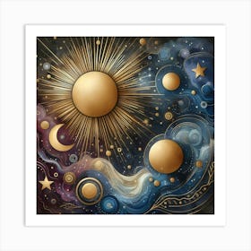 Astrology Art Art Print