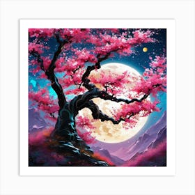 Cherry Blossom Tree 2 Art Print