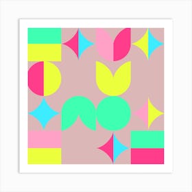 Geometric Shapes 2 Art Print