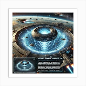 Gravity Well Generator Art Print