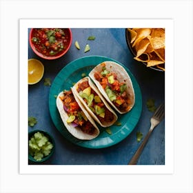 Mexican Tacos 1 Art Print