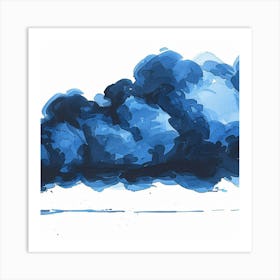 Blue Clouds Art Print