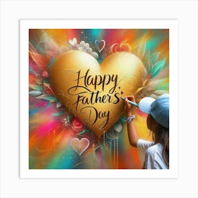 Happy Father'S Day 9 Art Print