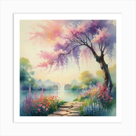 Cherry Blossoms 1 Art Print