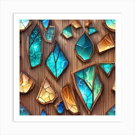 Shards Of Glass Art Print