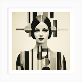 Bauhaus Israeli Woman 03 Art Print