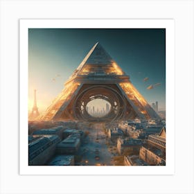 Futuristic Cityscape 6 Art Print