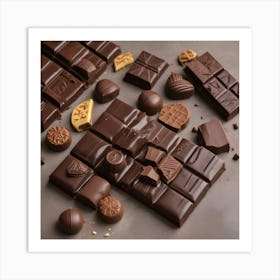 Chocolate Bars 2 Art Print