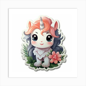 Unicorn Sticker 115 Art Print