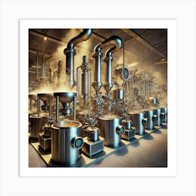 Sovereign Flame Refinery Inspired Cooking Art Print