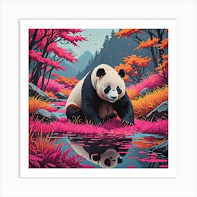 Panda Bear 1 Art Print