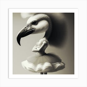 Bird In A Tutu Art Print