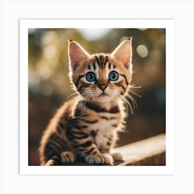 Bengal Kitten 1 Art Print