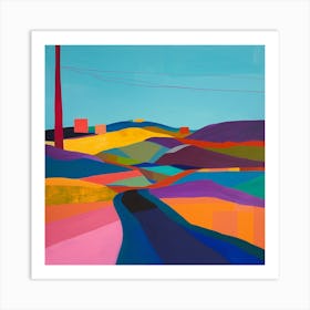 Abstract Park Collection Gas Works Park Seattle 3 Art Print