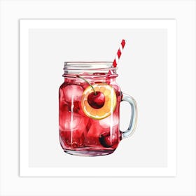 Cherry Lemonade 6 Art Print