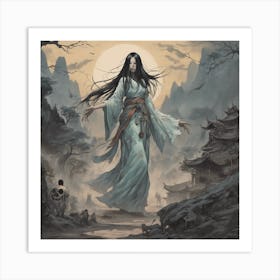 Chinese Woman Art Print